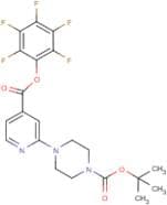 Pentafluorophenyl 2-[4-(tert-butoxycarbonyl)piperazin-1-yl]isonicotinate