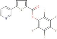 Pentafluorophenyl 5-pyridin-3-ylthiophene-2-carboxylate
