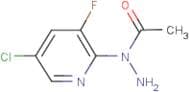 2-(n-Acetyl hydrazino)-5-chloro-3-fluoropyridine
