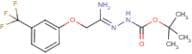 N'-[1-Amino-2-(3-(trifluoromethyl)phenoxy)ethylidene]hydrazinecarboxylic acid tert-butyl ester