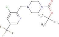 4-(3-Chloro-5-trifluoromethyl-pyridin-2-ylmethyl)-piperazine-1-carboxylic acid tert-butyl ester