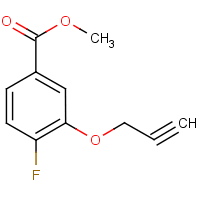 4-Fluoro-3-prop-2-ynyloxy-benzoic acid methyl ester