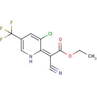 [3-Chloro-5-trifluoromethyl-1H-pyridin-(2E)-ylidene]-cyano-acetic acid ethyl ester