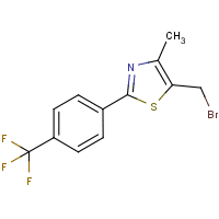 5-Bromomethyl-4-methyl-2-(4-trifluoromethyl-phenyl)-thiazole