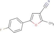 5-(4-Fluorophenyl)-2-methylfuran-3-carbonitrile