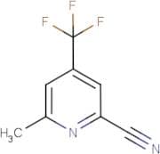 6-Methyl-4-(trifluoromethyl)pyridine-2-carbonitrile
