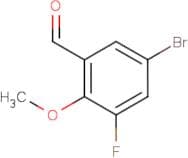 5-Bromo-3-fluoro-2-methoxybenzaldehyde