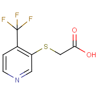 2-[4-(Trifluoromethyl)pyridin-3-ylthio]acetic acid