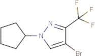 4-Bromo-1-cyclopentyl-3-(trifluoromethyl)pyrazole