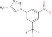 4-Methyl-1-(3-nitro-5-(trifluoromethyl)phenyl)-1H-imidazole