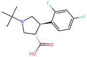 (3S,4R)-1-tert-Butyl-4-(2,4-difluorophenyl)pyrrolidine-3-carboxylic acid