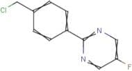2-[4-(Chloromethyl)phenyl]-5-fluoropyrimidine