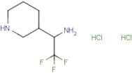 2,2,2-Trifluoro-1-(piperidin-3-yl)ethanamine dihydrochloride