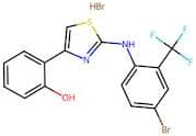 2-[4-Bromo-2-(trifluoromethyl)phenyl]amino-4-(2-hydroxyphenyl)-1,3-thiazole hydrobromide