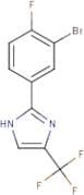 2-(3-Bromo-4-fluorophenyl)-4-(trifluoromethyl)-1H-imidazole