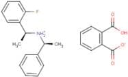 (1S)-1-(2-Fluorophenyl)-N-[(1S)-1-phenylethyl]ethanaminium 2-carboxybenzoate