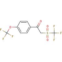 2-(Trifluoromethane)sulfonyl-1-[4-(trifluoromethoxy)phenyl]ethan-1-one