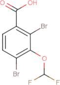 2,4-Dibromo-3-(difluoromethoxy)benzoic acid