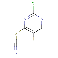 2-Chloro-5-fluoro-4-thiocyanopyrimidine