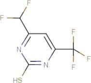 4-(Difluoromethyl)-6-(trifluoromethyl)pyrimidine-2-thiol