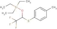 (1-[(4-Methylphenyl)sulfanyl]-2,2,2-trifluoroethoxy) triethylsilane