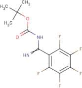 N-Boc-2,3,4,5,6-pentafluorobenzene-1-carboximidamide
