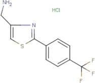 {2-[4-(Trifluoromethyl)phenyl]-1,3-thiazol-4-yl}methylamine hydrochloride