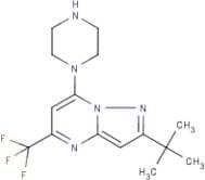 2-tert-Butyl-7-piperazino-5-(trifluoromethyl)pyrazolo[1,5-a]pyrimidine