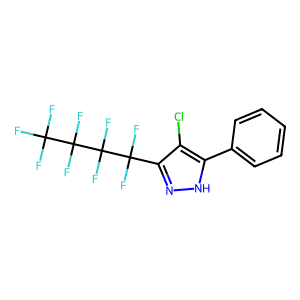 4-Chloro-3-perfluorobutyl-5-phenyl-1H-pyrazole