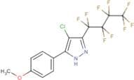 4-Chloro-5-(4-methoxyphenyl)-3-perfluorobutyl-1H-pyrazole