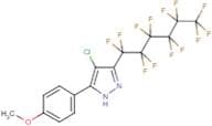 4-Chloro-5-(4-methoxyphenyl)-3-perfluorohexyl-1H-pyrazole