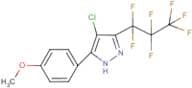 4-Chloro-5-(4-methoxyphenyl)-3-perfluopropylpyrazole