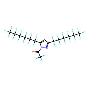 3,5-Bis(perfluorohexyl)-1-(trifluoroacetyl)-1H- pyrazole