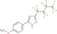 5-(4-Methoxyphenyl)-3-perfluorobutyl-1H-pyrazole