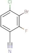 3-Bromo-4-chloro-2-fluorobenzonitrile