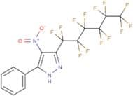 4-Nitro-3-perfluorohexyl-5-phenyl-1H-pyrazole