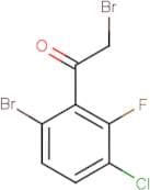 6-Bromo-3-chloro-2-fluorophenacyl bromide