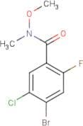 4-Bromo-5-chloro-2-fluoro-N-methoxy-N-methylbenzamide