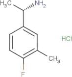 (1S)-1-(4-Fluoro-3-methylphenyl)ethylamine hydrochloride