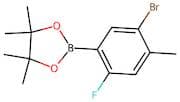 2-(5-Bromo-2-fluoro-4-methylphenyl)-4,4,5,5-tetramethyl-1,3,2-dioxaborolane