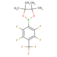 4,4,5,5-Tetramethyl-2-[2,3,5,6-tetrafluoro-4-(trifluoromethyl)phenyl]-1,3,2-dioxaborolane