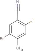 5-Bromo-2-fluoro-4-methylbenzonitrile