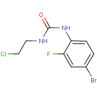 1-(4-Bromo-2-fluorophenyl)-3-(2-chloroethyl)urea