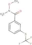 N-Methoxy-N-methyl-3-[(trifluoromethyl)sulphanyl]benzamide