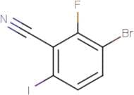 3-Bromo-2-fluoro-6-iodobenzonitrile