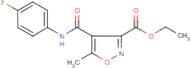 Ethyl 4-[(4-fluoroanilino)carbonyl]-5-methylisoxazole-3-carboxylate