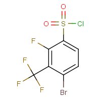4-Bromo-2-fluoro-3-(trifluoromethyl)benzenesulfonyl chloride