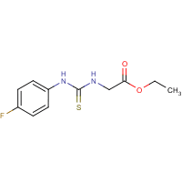 Ethyl 2-{[(4-fluoroanilino)carbothioyl]amino}acetate