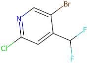 5-Bromo-2-chloro-4-(difluoromethyl)pyridine
