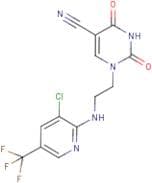 1-[2-[3-Chloro-5-(trifluoromethyl)pyridin-2-ylamino]ethyl]-5-cyano-1,2,3,4-tetrahydropyrimidine-2,…